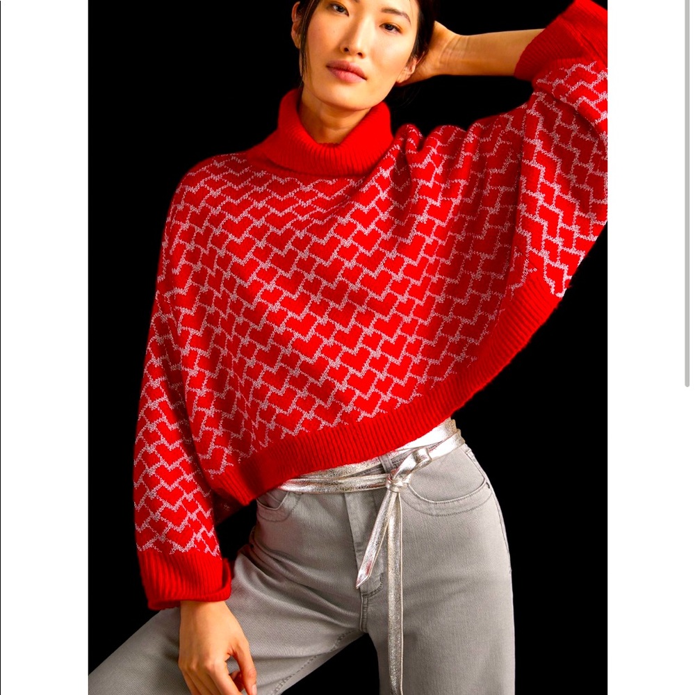 Shimmering Hearts sweater